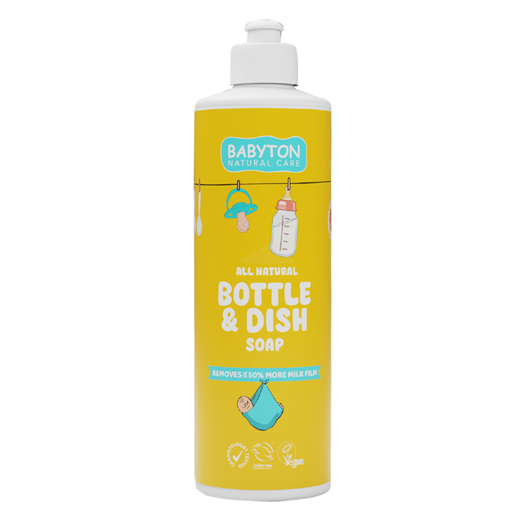 Babyton Babyflaschen Reiniger 500ml | Pflanzlich, Ungiftig, Leicht Abspülbar