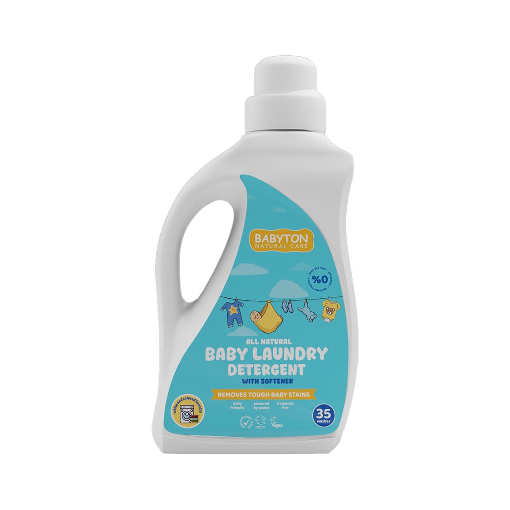 Babyton Baby-Waschmittel 1000ml | sanft, flüssig, 35 Waschgänge, sicher für Babys