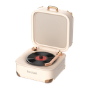 beclad. LP Player BT Speaker Beige BE-BS001V