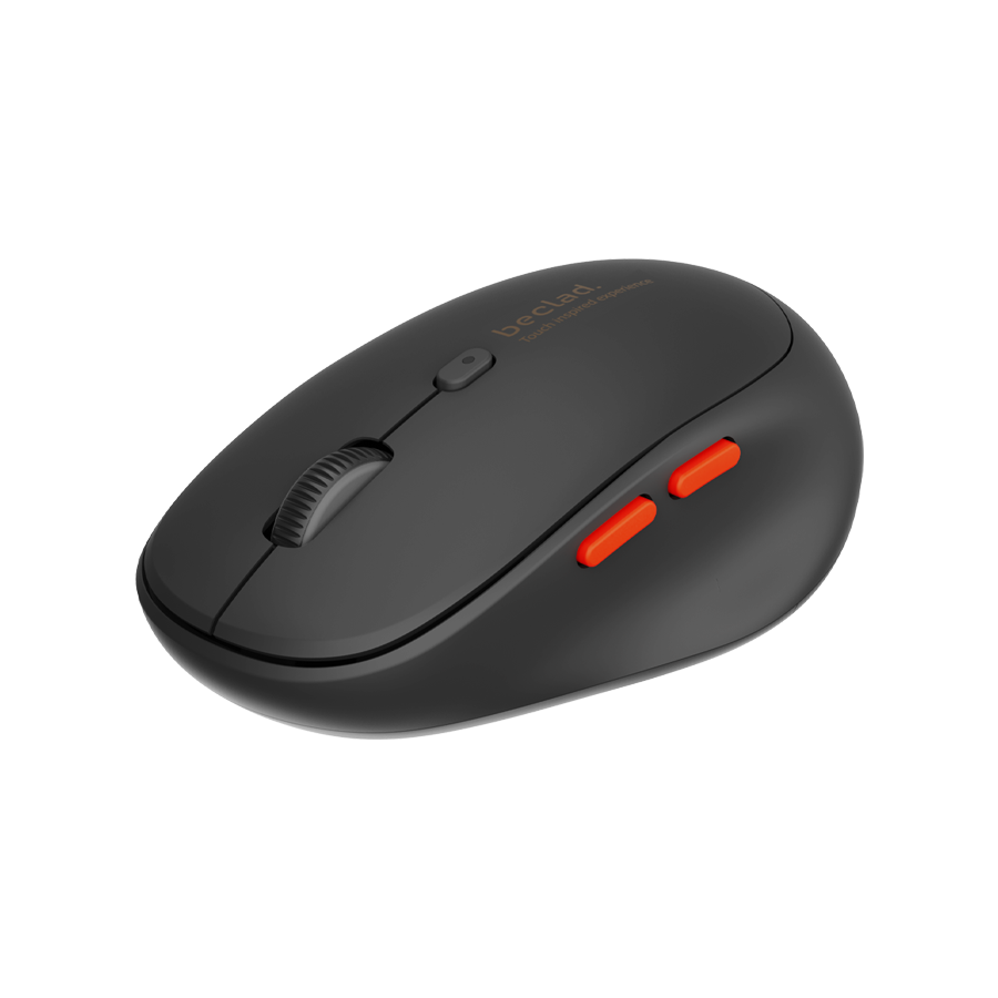 beclad. Multi-pairing Bluetooth Mouse(3 Bluetooth pairing) Black BE-NM001