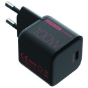 beclad. Mini 100W 1 Port Travel Adapter BLACK BT-PT110MBG-GR