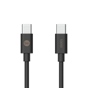 beclad. 100W C to C TPE Charging Cable (1.2m) Black BE-PC110BG-GR