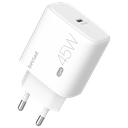 beclad. 45W Type C 1 port  Travel Adapter WHITE BE-PT646WG-GR