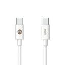 beclad. 60W C to C TPE Charging Cable (1.2m) / White BE-PC160WG-GR