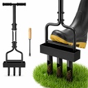 Kedoxi Manuell Rasenlüfter 3 Zinken, 38In Aerifizierer für Garten&Hof