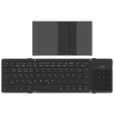 beclad. Foldable Bluetooth Keyboard with Number Pad Black BE-NK301