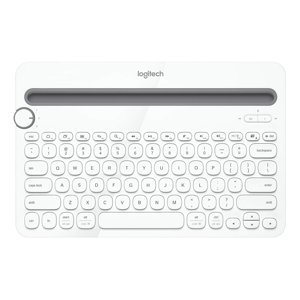 Logitech K480 Bluetooth Multi-Device Keyboard - White