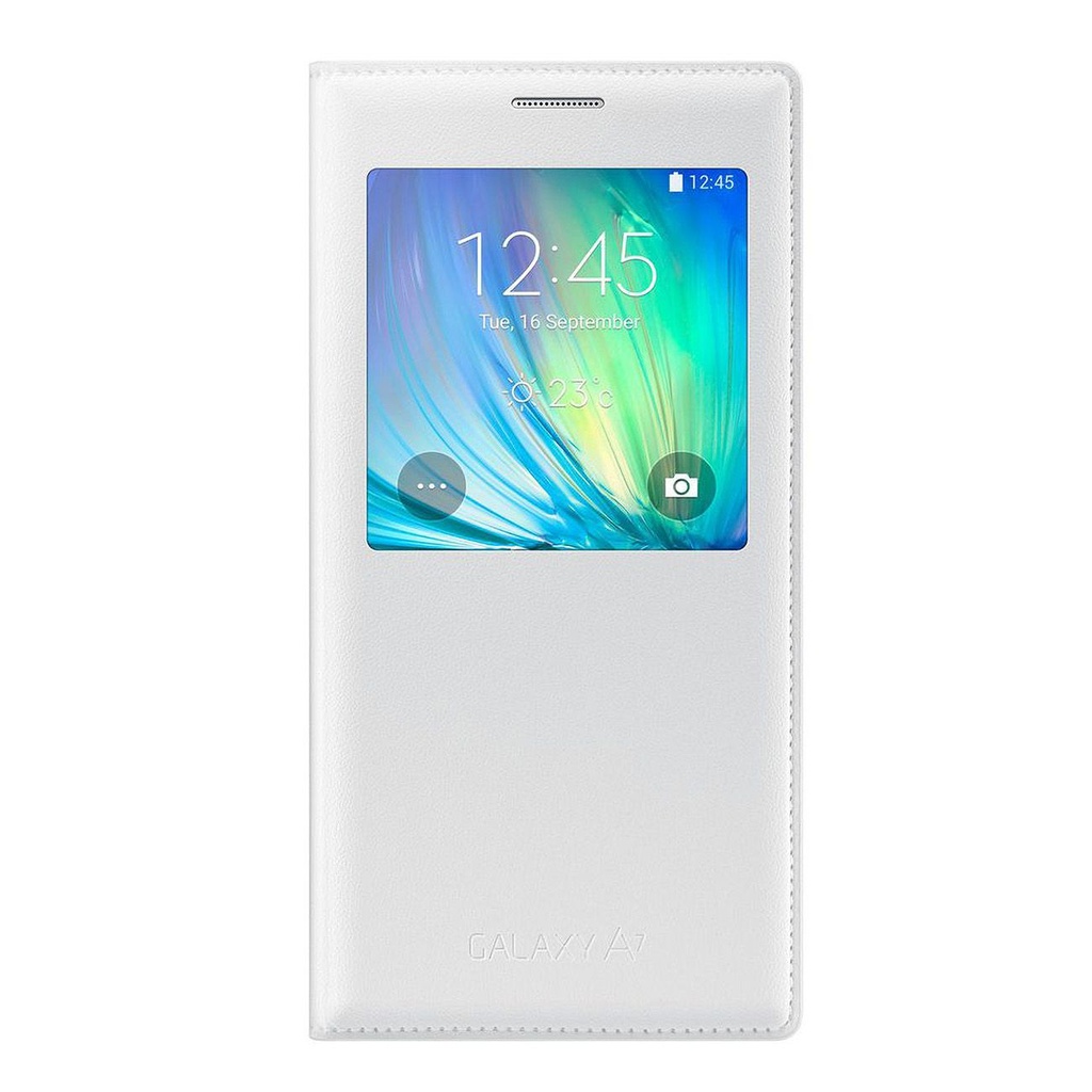 Samsung A7 Flip-Cover S-View EF-CA700BW white
