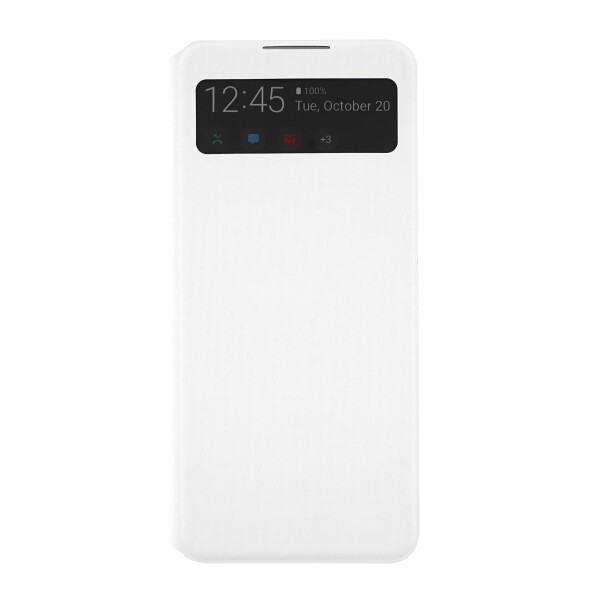 Samsung S View Cover for Galaxy A42 5G white EF-EA426PWEGEE