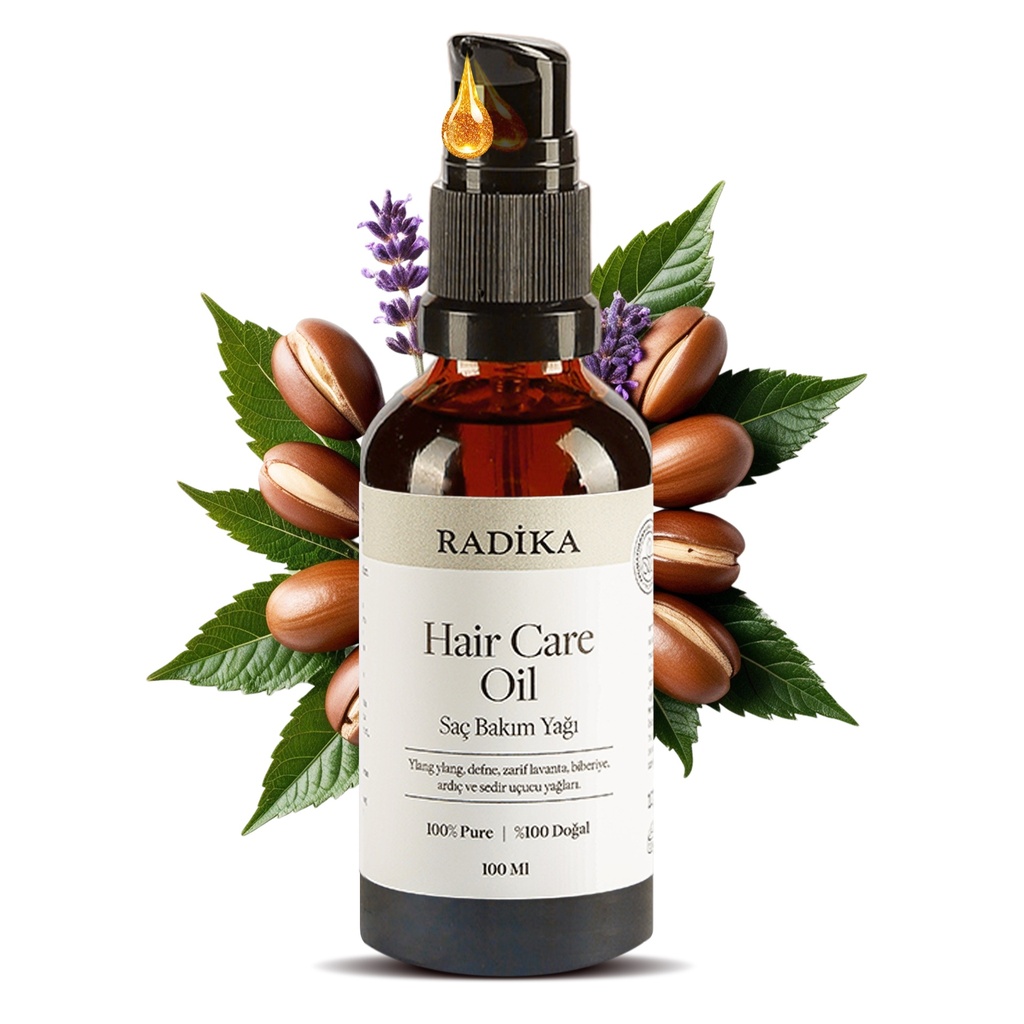 Haarpflegeserum, Vitamin A-E-F, 100% Rein, BIO, natürlich, 100 ml