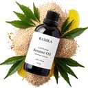 Sesamöl, Kaltgepresst, 100% Rein, BIO, natürlich, 100 ml
