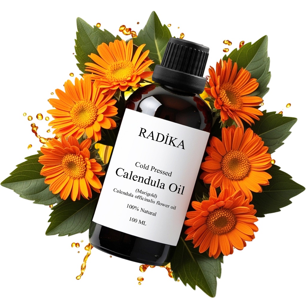 Calendula-Öl, Kaltgepresst, 100% Rein, BIO, natürlich, 30 ml