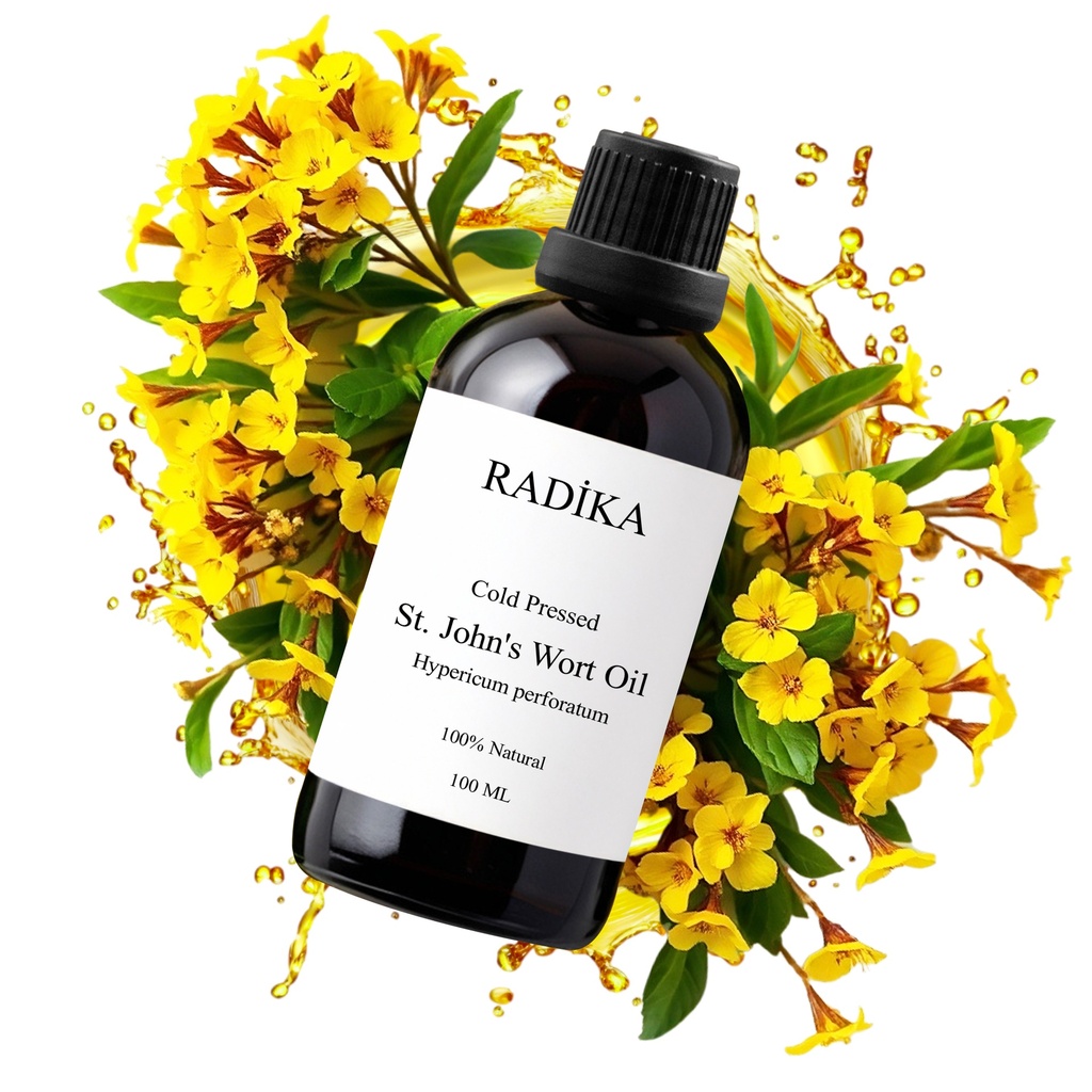 St John'S Wort Oil, Johanniskrautöl, 100% Rein, BIO, natürlich, 100 ml