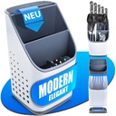 Besteckhalter Abtropfkorb 3 Fächer | Abtropfschale für Messer, Gabeln und Löffel