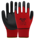 Beybi | 12 Paar Arbeitshandschuhe - Polyester, Nitril 1/2-Beschichtung