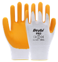 Beybi | 12 Paar Arbeitshandschuhe - Polyester, Nitrile Palm Coated, glatt