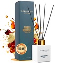 Raumduft mit Duftstäbchen, Diffuser, Amber, Moschus, Vanillenoten, 110 ml