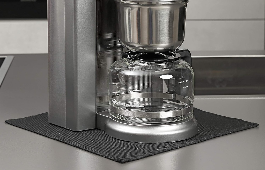 FireMat Black Edition Feuerfeste Unterlage 46x46cm| Hitzeschutzmatte