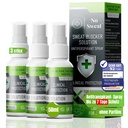 3 Stück No Sweat Antitranspirant Spray 50ml - Extra Stark, 7 Tage Schutz gegen Schwitzen