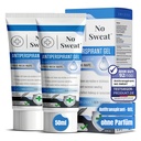 2 Stück No Sweat Antitranspirant Gel 50ml - Stark gegen Schwitzen im Gesicht, Hals, Nacken