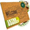 Decovetro® Kokosmatte Fußmatte | 40x60 cm | 100% natürliche Kokosfasern