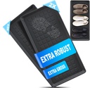 DECOBELLA 2 Stück Schuhabtropfschale | Schuhtablett Grau | 70x35x3 cm Schuhwanne