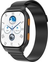UFUZON Ishiva Smartwatch 1,96 Zoll AMOLED HD-Display für mit Bluetooth-Telefonie