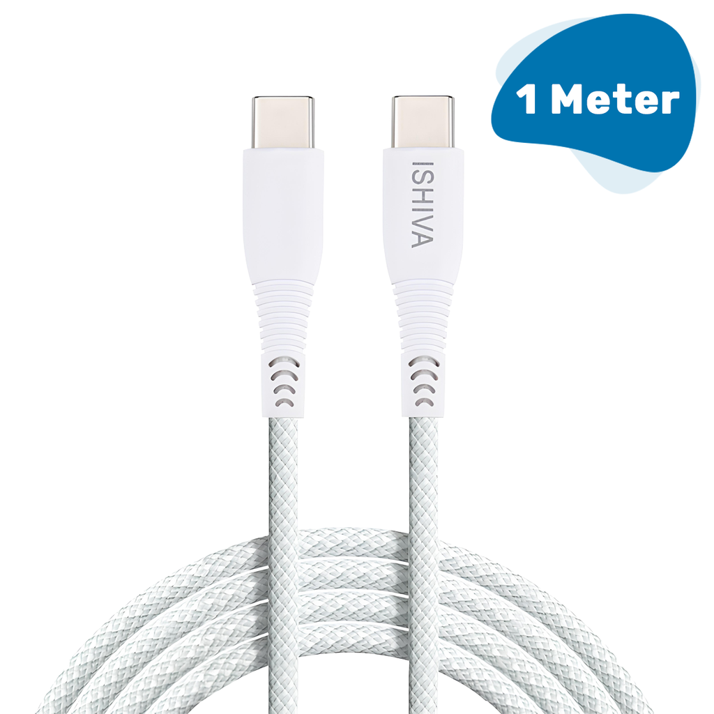 UFUZON Ishiva Kabel - USB C auf USB C - USB C Kabel - 3A60W Schnellladegerät