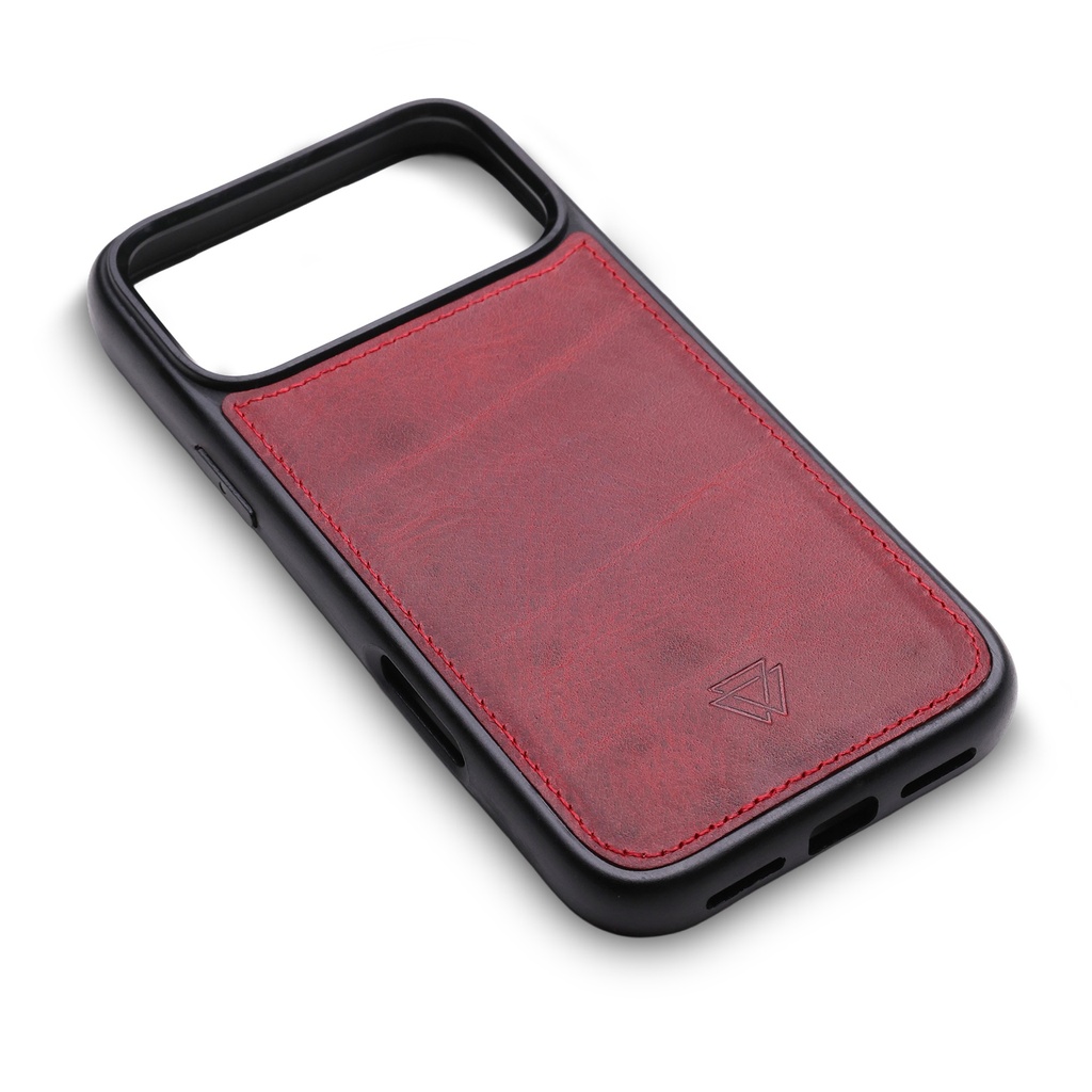 Wachikopa Leder Handyhülle für iPhone 17 Pro mit Kartenfach, MagSafe