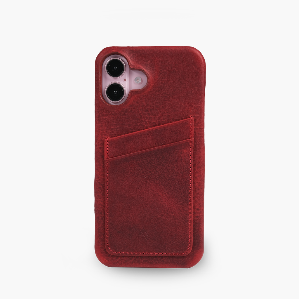 Wachikopa Full Wrap Lederhülle iPhone 16 mit Kartenfächern