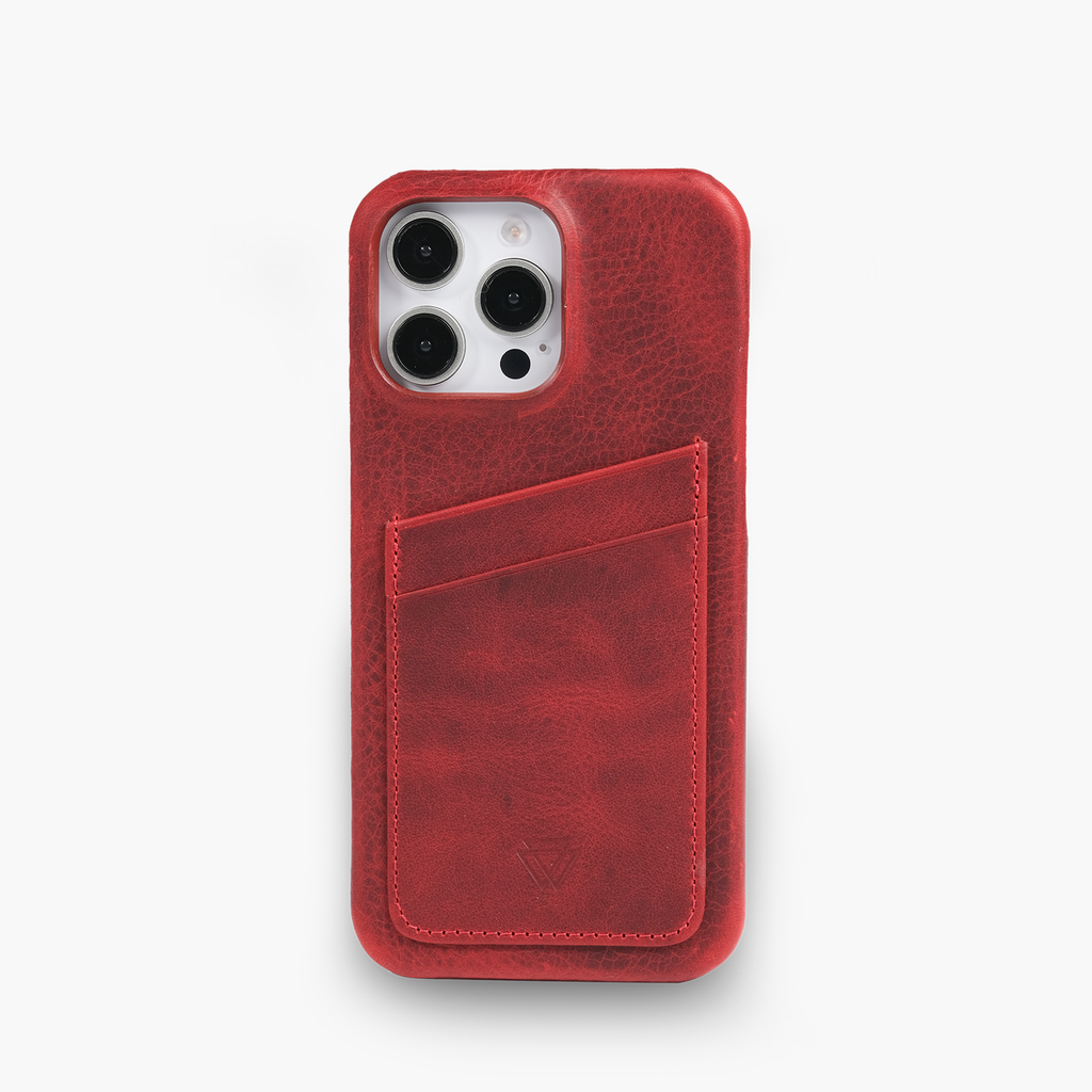 Wachikopa Full Wrap Lederhülle iPhone 16 Pro Max mit Kartenfächern