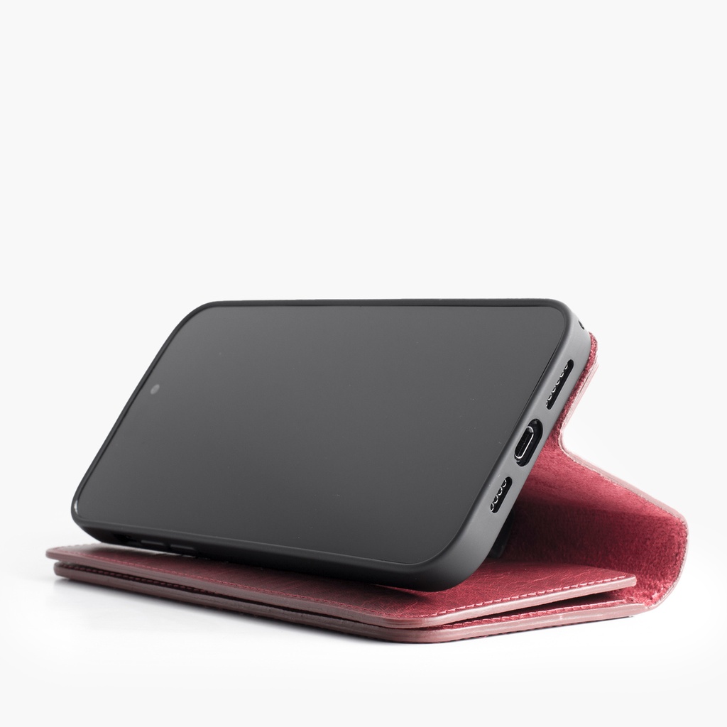 Wachikopa Lederhülle kompatibel mit iPhone 14 Plus mit Kartenfach