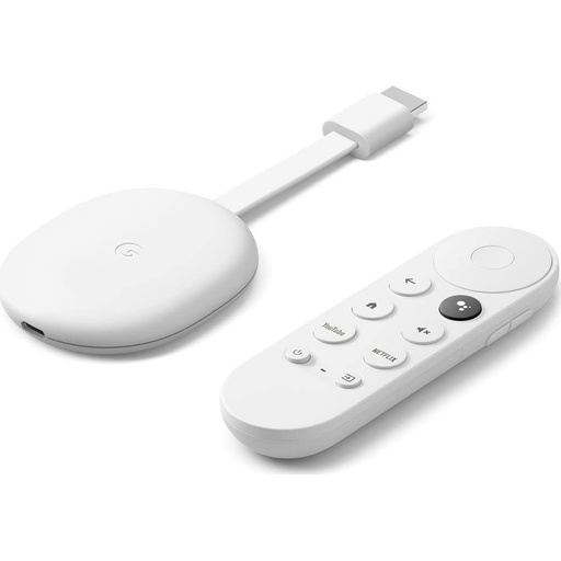 [G-901615] Google Chromecast with Google TV 4K - Ice White