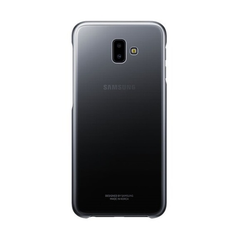[G-328947] Samsung J6 Plus EF-AJ610CB Gradation Clear Cover black