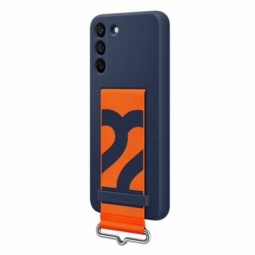 [G-126004] Samsung Silicone Cover with Strap Galaxy S22 Plus navy EF-GS906TNEGWW