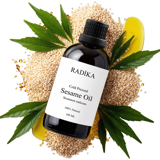 [G-930786] Organic Sesame Oil for Skin & Hair 100 ml – Cold-Pressed, Pure & Nourishing