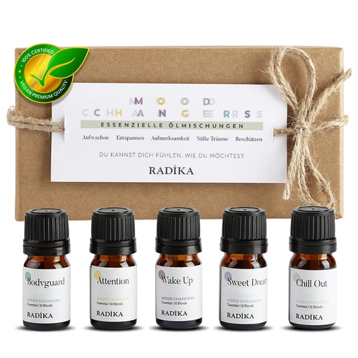 [G-900881] Ätherisches Öl-Set, 5 Stück in einem Paket, 100% Rein, BIO, natürlich 5 ml