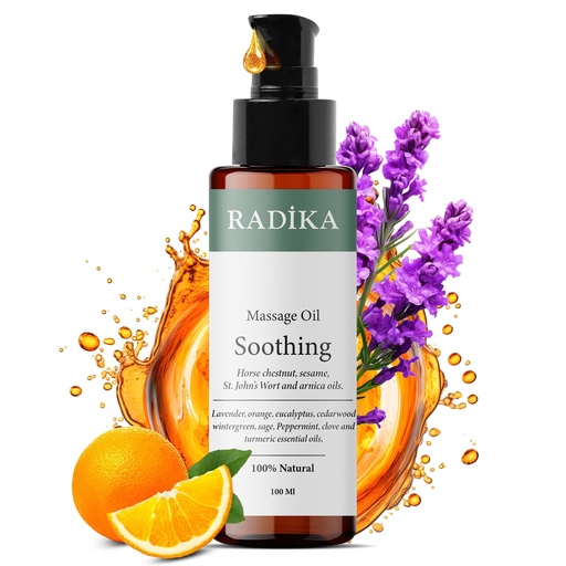 [G-697100] Massageöl, Beruhigendes Massage-Öl, 100% Rein, BIO, natürlich, 100 ml