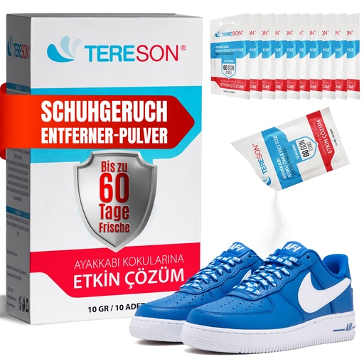 [G-662681] Tereson® Schuhe Geruchsentferner, Pulverform 10 Stück Im Praktischen Set