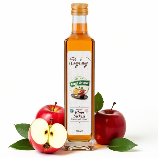[G-500527] Apfelessig 500 ml | Bio Essig | Apple Cider Vinegar
