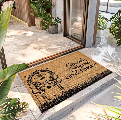 [G-833605] Decovetro® Kokosmatte Fußmatte | 40x60 cm | 100% natürliche Kokosfasern