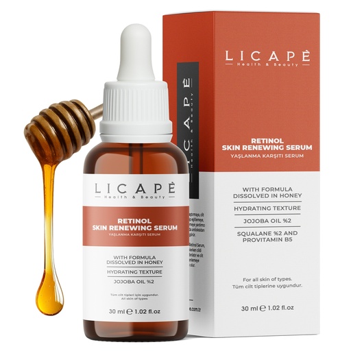 [G-248642] Licape® Gesichtsserum Anti Aging mit Retinol | 30ml | Strahlender Teint