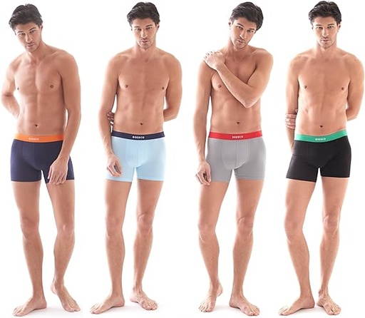 BOEBCO Premium Boxershorts Herren 4er Pack I Modal & Bio-Baumwolle IAtmungsaktiv