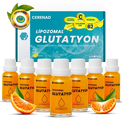 [G-773213] CERENAD Liposomales Glutathion – Vitamin C, Hyaluron, Selen – 7x20ml Kur