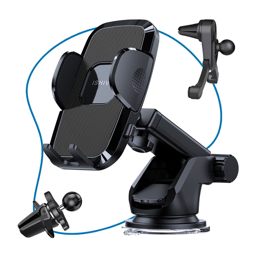 [G-135356] UFUZON Ishiva 3-in-1 Auto-Handyhalterung mit Starkem Saugnapf
