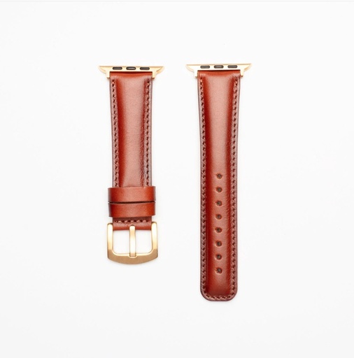 Wachikopa Echtes Leder Armband für 42-45 mm Smartwatch, Handgefertigt