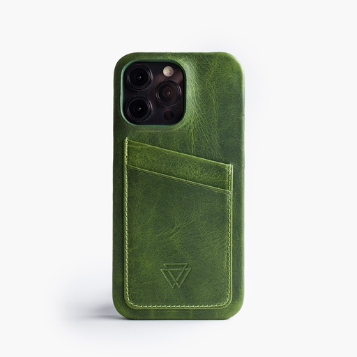 Wachikopa Full Wrap Lederhülle iPhone 12 Pro Max mit Kartenfächern