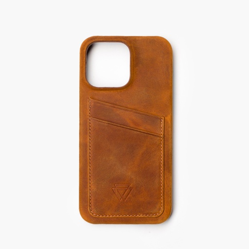 Wachikopa Full Wrap Lederhülle iPhone 13 Pro mit Kartenfächern