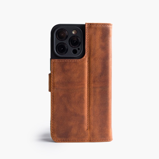Wachikopa Leder Handyhülle kompatibel mit iPhone 14 Pro Wallet