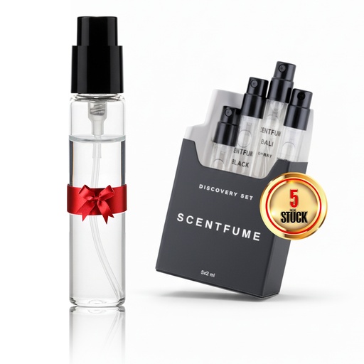 [G-913797] Scentfume Reed Diffuser Set 5x2ml Mystery, Bali, Amber Romance, Black, Biomist